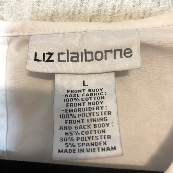Liz Claiborne sleeveless blouse - Picture 4 of 5